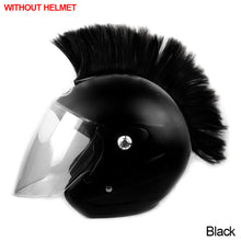 Load image into Gallery viewer, Motorcycle Helmet Wig Cuttable Decoration Helmet Decorations Cockscomb For Motocross Full Face Off Road Helmet Hair Sticker Paste
