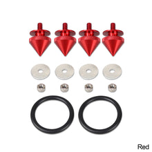 Load image into Gallery viewer, 4Pcs/Set Universal Car Spike Quick Release Fasteners Bumper Trunk Hatch Lids Release Attachment Fastener Aluminum
