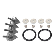 Load image into Gallery viewer, 4Pcs/Set Universal Car Spike Quick Release Fasteners Bumper Trunk Hatch Lids Release Attachment Fastener Aluminum