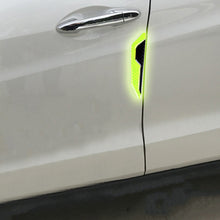 Load image into Gallery viewer, 4Pcs Car SUV Body Door Reflective Safety Warning Anti-Collision Carbon Fibre Sticker Protector