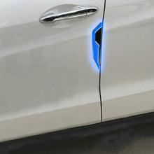 Load image into Gallery viewer, 4Pcs Car SUV Body Door Reflective Safety Warning Anti-Collision Carbon Fibre Sticker Protector