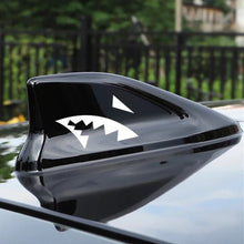 Load image into Gallery viewer, 2Pcs Car Sticker Reflective Shark Fin Antenna Shark Mouth Vinyl Decal