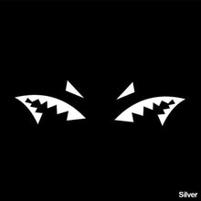Load image into Gallery viewer, 2Pcs Car Sticker Reflective Shark Fin Antenna Shark Mouth Vinyl Decal