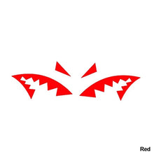 Load image into Gallery viewer, 2Pcs Car Sticker Reflective Shark Fin Antenna Shark Mouth Vinyl Decal