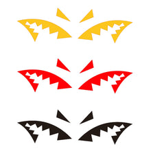 Load image into Gallery viewer, 2Pcs Car Sticker Reflective Shark Fin Antenna Shark Mouth Vinyl Decal