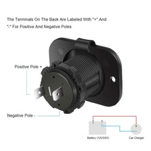 Load image into Gallery viewer, Car 12V Power Plug Outlet Receptacle Cigarette Lighter Socket for Marine Motorcycle ATV RV Socket Power Outlet Waterproof