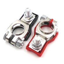 Load image into Gallery viewer, 2Pcs Negative Positive Car Boat Truck Battery Terminal Clamp Automotive Clip Connector for Car Caravan Boat Motorcycle