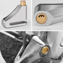 Load image into Gallery viewer, Motorcycle Disc Brake Lock Anti-Theft Wheel Padlock with Keys for Scooter Moped Motorbike Waterproof