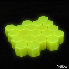 Load image into Gallery viewer, 20Pcs 15mm/17mm/19mm Noctilucent Car Wheel Caps Bolts Anti Rust Covers Nuts Silicone Auto Wheel Hub Protectors Screw Cap