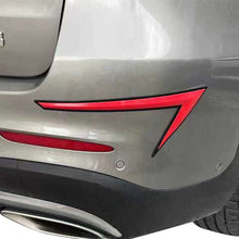 Load image into Gallery viewer, 2Pcs Car Front/Rear Bumper Protector Strip Edge Guard Corner Rubber Stickers Decoration Scratch Auto Accessories