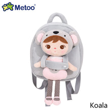 Load image into Gallery viewer, Metoo Jibao Doll Backpack Kids Cute Plush Rabbit Shoulder Bag Girls Pink Fluffy School Bag Birthday Christmas Gifts Bag