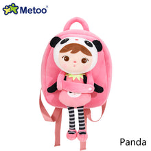 Load image into Gallery viewer, Metoo Jibao Doll Backpack Kids Cute Plush Rabbit Shoulder Bag Girls Pink Fluffy School Bag Birthday Christmas Gifts Bag