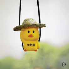 Load image into Gallery viewer, Funny Car Pendant Car Interior Duck Ornaments Halloween Pendant Figurine Auto Rearview Mirror Swing Decoration For Car Accessories