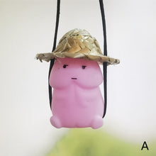 Load image into Gallery viewer, Funny Car Pendant Car Interior Duck Ornaments Halloween Pendant Figurine Auto Rearview Mirror Swing Decoration For Car Accessories