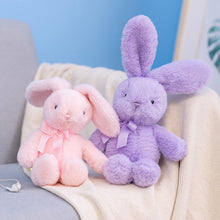 Load image into Gallery viewer, 25cm Cute Rabbit Plush Toy with Bow Tie Long Ear Soft Stuffed Bunny Doll Sleeping Toy Girls Kids Baby Plush Animal Birthday Gifts