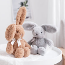 Load image into Gallery viewer, 25cm Cute Rabbit Plush Toy with Bow Tie Long Ear Soft Stuffed Bunny Doll Sleeping Toy Girls Kids Baby Plush Animal Birthday Gifts