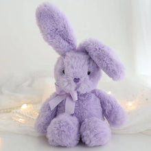 Load image into Gallery viewer, 25cm Cute Rabbit Plush Toy with Bow Tie Long Ear Soft Stuffed Bunny Doll Sleeping Toy Girls Kids Baby Plush Animal Birthday Gifts