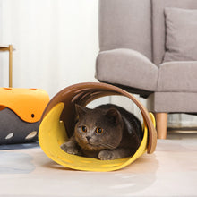 Load image into Gallery viewer, Splicing Cat Toy Felt Pom Nest Deformable Kitten Tunnel Collapsible Tube House Tunnel Interactive Pet Pusscat Security Sense