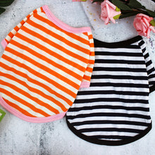 Load image into Gallery viewer, Stripe Summer Spring Dog T-shirt Soft Small Medium Dog Puppy Clothing Shirt Vest Printed Pet Dog Puppy Vest T-shirt Dog Cloth
