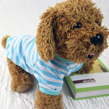 Load image into Gallery viewer, Stripe Summer Spring Dog T-shirt Soft Small Medium Dog Puppy Clothing Shirt Vest Printed Pet Dog Puppy Vest T-shirt Dog Cloth