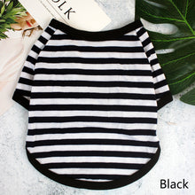 Load image into Gallery viewer, Stripe Summer Spring Dog T-shirt Soft Small Medium Dog Puppy Clothing Shirt Vest Printed Pet Dog Puppy Vest T-shirt Dog Cloth