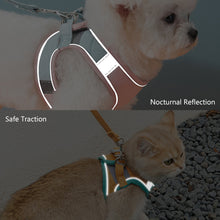Load image into Gallery viewer, Dog Cat Pet Harness Leash Tow Rope Waistcoat Reflective Strips Escape Proof Soft Adjustable Vest For Medium Small Accessories