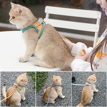 Load image into Gallery viewer, Dog Cat Pet Harness Leash Tow Rope Waistcoat Reflective Strips Escape Proof Soft Adjustable Vest For Medium Small Accessories