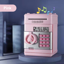 Load image into Gallery viewer, Electronic Piggy Bank Safe Box Money Boxes For Kid Digital Coins Cash Saving Safe Deposit Mini ATM Machine Children's Gifts