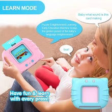 Load image into Gallery viewer, Kids Electronic Cognitive Cards Talking Flashcards Audio Educational Electronic Cognitive Card Learn English Words Montessori Toys Game for Kids Baby