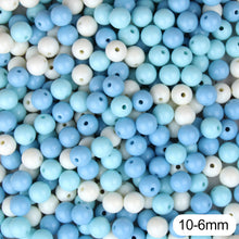 Load image into Gallery viewer, Cream Beads High Quality Acrylic Beads 100Pcs Round Candy Smooth Loose Beads Ball Jewelry Bracelet Making DIY