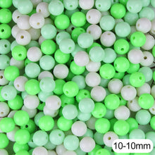 Load image into Gallery viewer, Cream Beads High Quality Acrylic Beads 100Pcs Round Candy Smooth Loose Beads Ball Jewelry Bracelet Making DIY