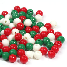Load image into Gallery viewer, Cream Beads High Quality Acrylic Beads 100Pcs Round Candy Smooth Loose Beads Ball Jewelry Bracelet Making DIY