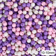 Load image into Gallery viewer, Cream Beads High Quality Acrylic Beads 100Pcs Round Candy Smooth Loose Beads Ball Jewelry Bracelet Making DIY