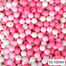 Load image into Gallery viewer, Cream Beads High Quality Acrylic Beads 100Pcs Round Candy Smooth Loose Beads Ball Jewelry Bracelet Making DIY