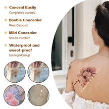 Load image into Gallery viewer, Tattoo Concealer Cover Tattoo Scars Birthmarks Spots Waterproof Long-lasting Brightening Invisible Concealer Makeup