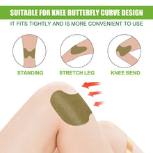 Load image into Gallery viewer, 10pcs/box Wormwood Pain Relief Patches Lumbar Vertebra Knee Pain Health Care Patches Muscle Relief Pain Patches