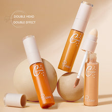 Load image into Gallery viewer, Double-head Concealer Cover Spots Acne Marks Waterproof Sweatproof Long Lasting Concealer Facial Makeup Cosmetics