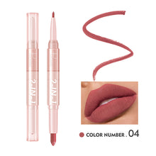 Load image into Gallery viewer, 16 Colors Double Head Matte Lipstick Lipliner Non-fading Waterproof Long-lasting Nude Lipstick Women Lip Makeup Cosmetics