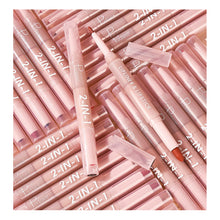 Load image into Gallery viewer, 16 Colors Double Head Matte Lipstick Lipliner Non-fading Waterproof Long-lasting Nude Lipstick Women Lip Makeup Cosmetics