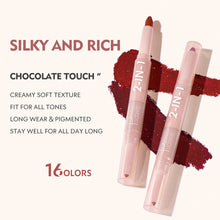 Load image into Gallery viewer, 16 Colors Double Head Matte Lipstick Lipliner Non-fading Waterproof Long-lasting Nude Lipstick Women Lip Makeup Cosmetics