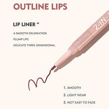 Load image into Gallery viewer, 16 Colors Double Head Matte Lipstick Lipliner Non-fading Waterproof Long-lasting Nude Lipstick Women Lip Makeup Cosmetics