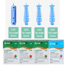 Load image into Gallery viewer, 50pcs 28g Disposable Peripheral Blood Sampling Needle Blood Sampling Needle of Blood Glucose Meter Blood Lancet Dedicated