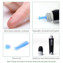 Load image into Gallery viewer, 50pcs 28g Disposable Peripheral Blood Sampling Needle Blood Sampling Needle of Blood Glucose Meter Blood Lancet Dedicated