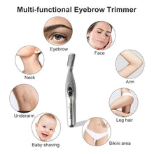 Load image into Gallery viewer, Professional Trimmer Safe Blade Shaping Knife Eyebrow Blades Face Hair Removal Scraper Shaver Makeup Beauty Tools