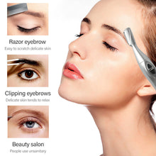 Load image into Gallery viewer, Professional Trimmer Safe Blade Shaping Knife Eyebrow Blades Face Hair Removal Scraper Shaver Makeup Beauty Tools