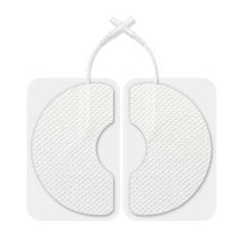 Load image into Gallery viewer, 2mm Plug Non-woven Fabric Reusable Breast Patch Self Adhesive Electrode Pads Conductive Gel Body Physiotherapy Massage Electrodes