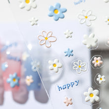 Load image into Gallery viewer, Fashion Manicure Sticker Summer Flower Peach Blossom Nail Decals Stickers Nail Art Decoration Adhesive Nail Paste