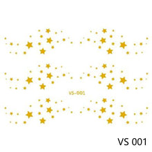 Load image into Gallery viewer, Gold Stamp Silver Tattoo Stickers Star Fashion Freckle Face Stickers Waterproof Temporary Body Art Party Tattoo Stickers