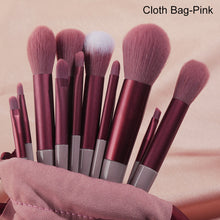 Load image into Gallery viewer, 13pcs Four Seasons Green Makeup Brush Set Portable Soft Powder Concealer Blusher Brush Eye Shadow Brush Beauty Tools