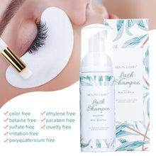 Load image into Gallery viewer, Eyelash Extension Shampoo Kit Eyelashes Barbados Aloe Eyelash Cleaning Cleaning Mousse Foam Makeup Glue Remover Tools with Brush